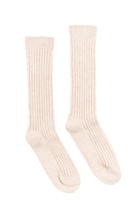 CashmereCloud - Mid-calf socks - Beige