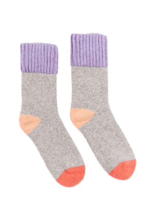 WoolenCharm - Ankle High Socks - Grey