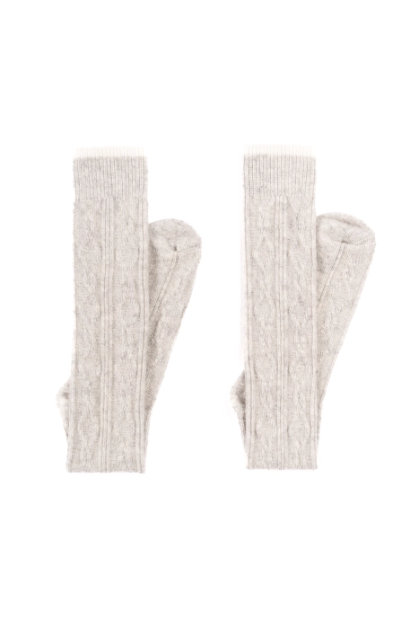 Cashmere - Knee High Socks - Grey