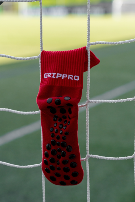 Grip Pro - Crew Socks - Red